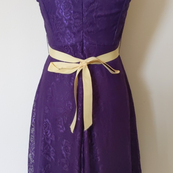 Floral Lace Sleeveless Party Dress (bx#9) - Picture 7 of 8